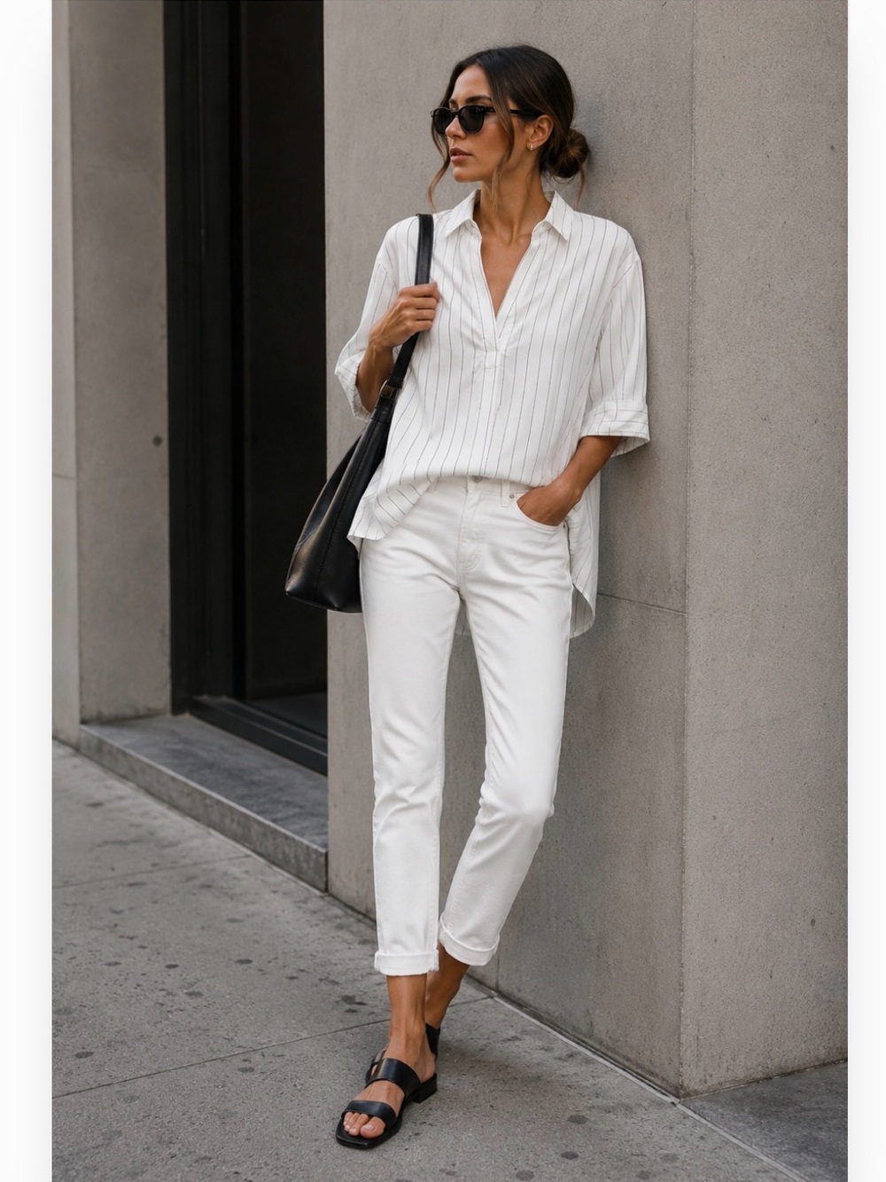 AG White Denim Jeans